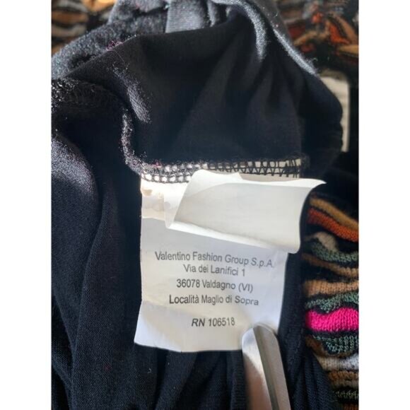 Missoni Off Shoulder Knit Top Long Sleeve Sz Small Multicolor/. - Picture 6 of 6